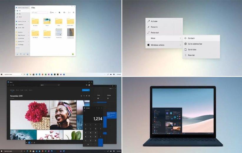 مایکروسافت تیزری از رابط کاربری جدید ویندوز 10 منتشر کرد