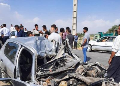 خبرنگاران تصادف منجر به فوت در جاده آران شهرستان ساوجبلاغ