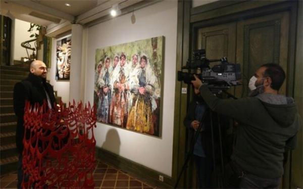نمایشگاه نقاشی های هیرو شیخ الاسلامی با برداشت هایی از موسیقی کردستان
