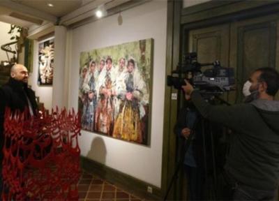 نمایشگاه نقاشی های هیرو شیخ الاسلامی با برداشت هایی از موسیقی کردستان
