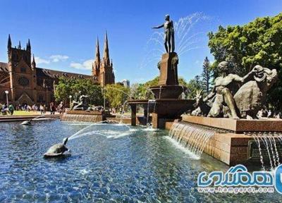 پارک هاید یکی از جاهای دیدنی سیدنی است (تور استرالیا ارزان)