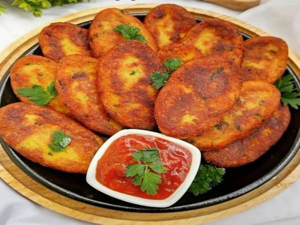 طرز تهیه کوکو سیب زمینی با شیر لذیذ و خوشمزه به روش ساده